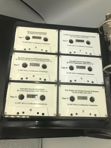 Vintage 2001 NSCA Strength Training & Conditioning Symposium Workbook w/12 Tapes - Bild 4 von 12