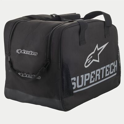 Alpinestars 2025 Supertech Semi Rigid Helm Tasche Schwarz MX Quad ATV Off-Road