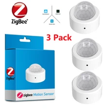 1-3Zigbee Wireless Motion Sensor Detector for Home Assistant Hubitat Alexa Smart