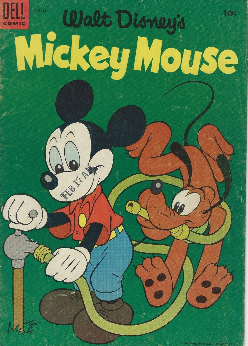 Walt Disney's Mickey Mouse No.41 April - May 1955 DELL COMICS * | eBay