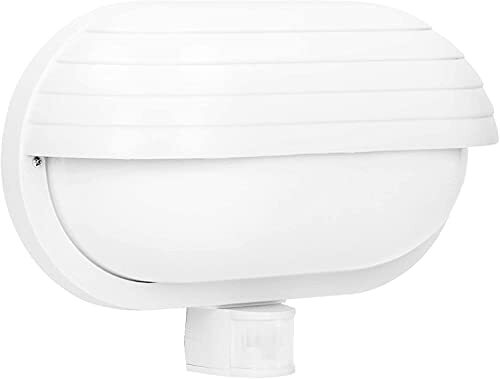 Virone MUSAM E27 Lampada Esterno con Sensore Movimento IP44 60W Bianca