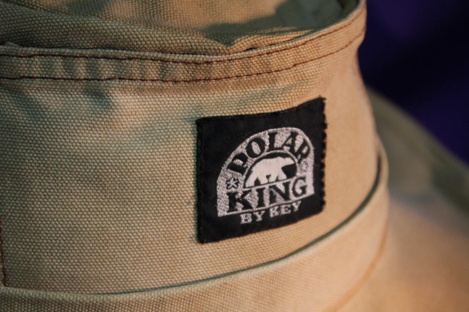 Sombrero de Vaquero Talla 7 3/8 o L Fedora Hecho de Mono Llave Tostado Western ÚNICO EN SU CLASE Foto 3 de 4