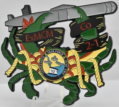 Navy Task Force 52 Mine Countermeasures Middle East Challenge Coin