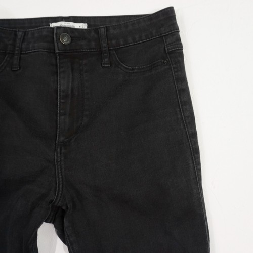 Pantaloni jeans da donna Abercrombie & Fitch taglia W27 neri vita media 5 tasche pants - Foto 5 di 15