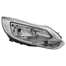 Halogen Scheinwerfer rechts H7/ H1 chrom für Ford Focus III Stufenheck Turnier