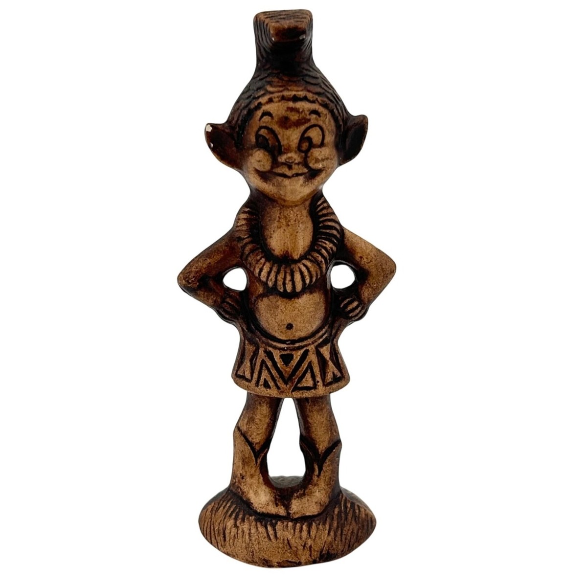 1960 Vintage Hawaiian Menehune Figurine Little Hawaiian pixie man