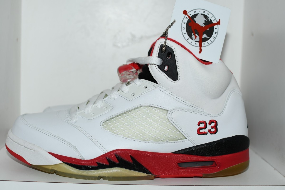 シューズ(男性用) Nike Air Jordan 5 Fire Red Nike Shoes Air Jordan 5 “ Fire Red” Branded Wholesale