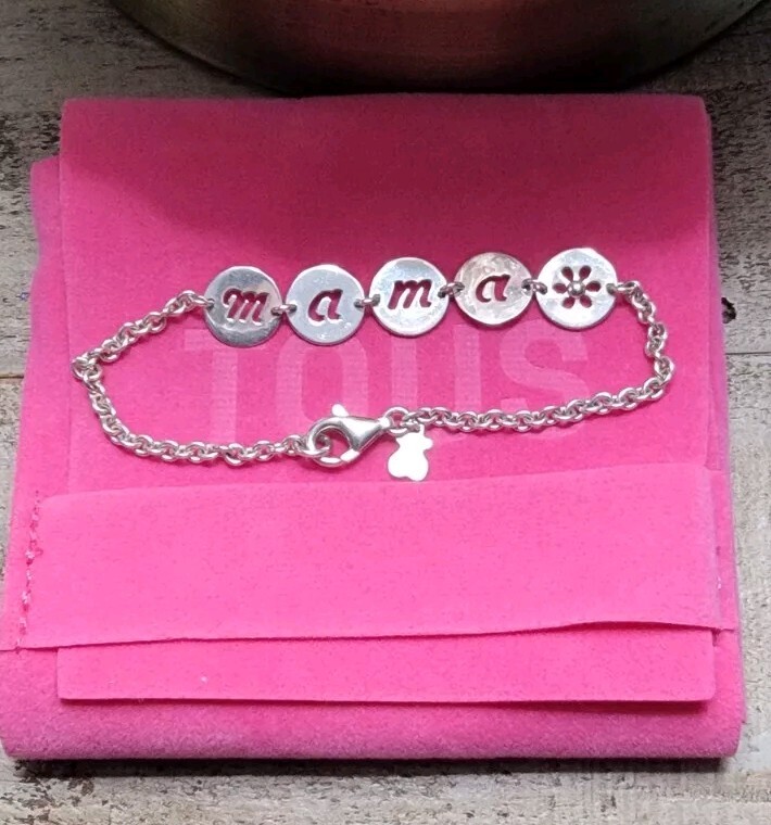 Pulsera Tous Firmada Plata de Ley 925 Mujer Colección MAMA