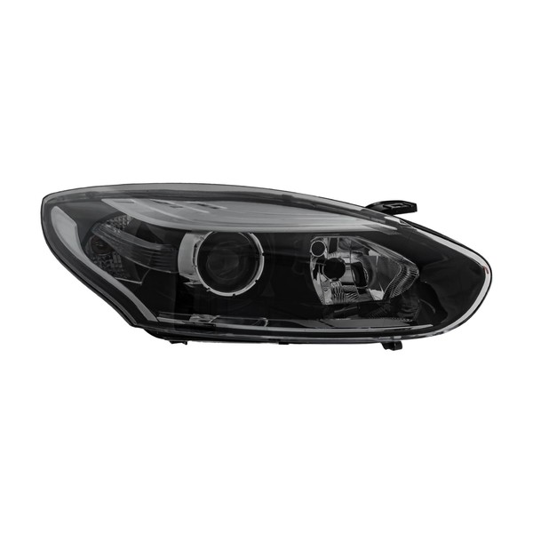 Scheinwerfer Rechts H7/ Glasklar Schwarz FüR Renault Megane III Grandtour KZ0/1-image