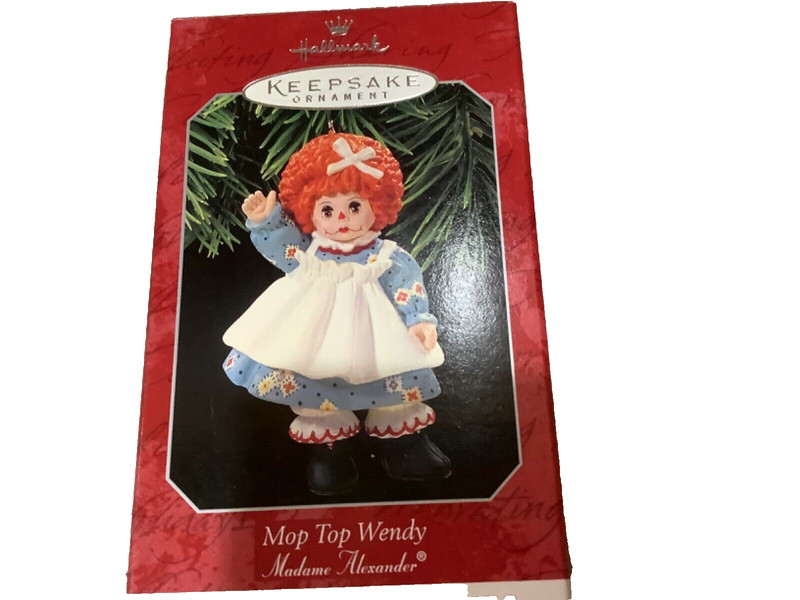 Hallmark Keepsake Ornaments 1998 Mop Top Wendy Madame Alexander 3rd in series