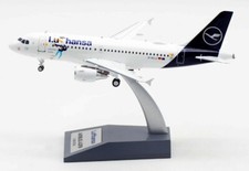 Airbus A319-114 Lufthansa Reg: D-Ailu mit Ständer - Jfox JF-A319-013 1/200