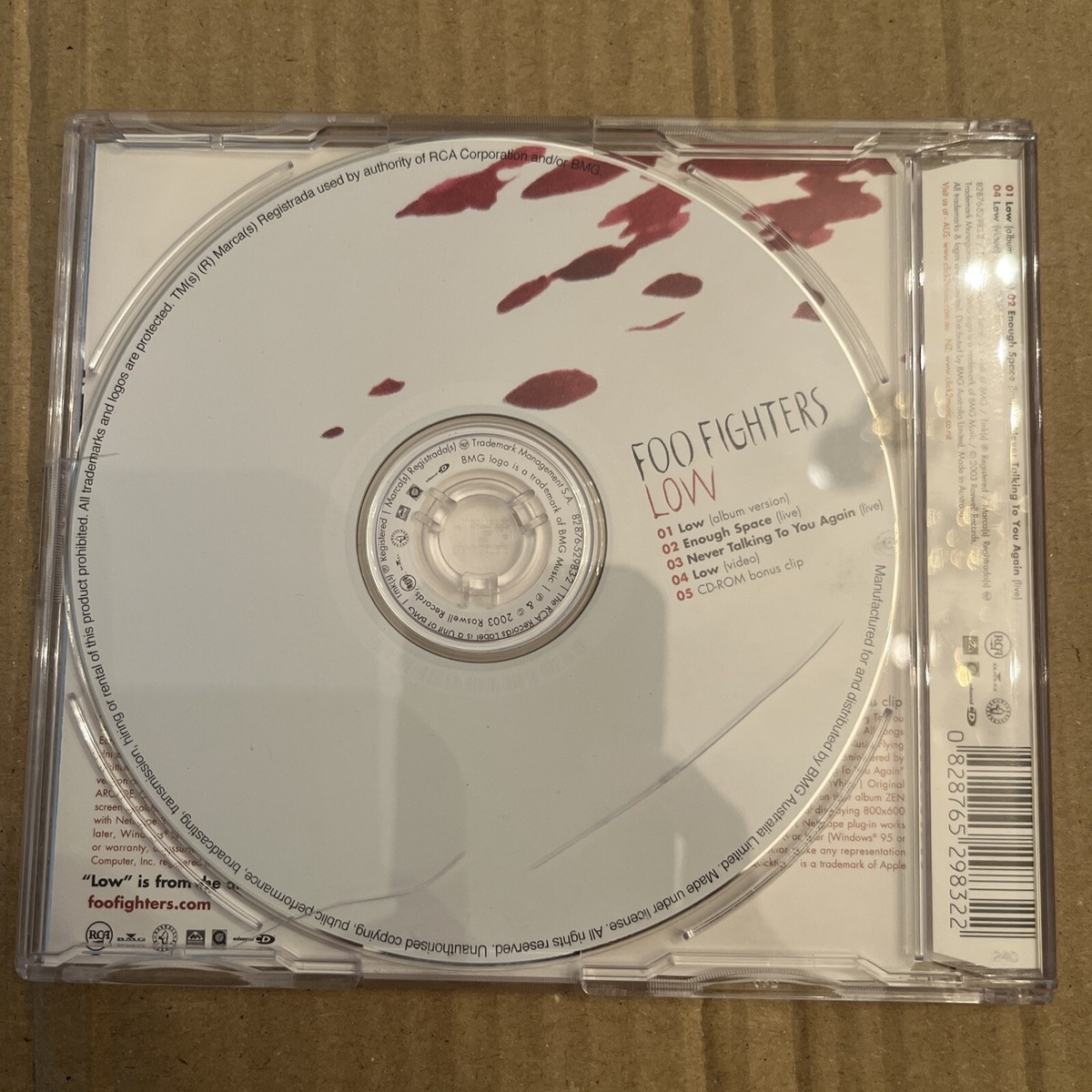 Foo Fighters - Low CD Single [5 track Australian Version