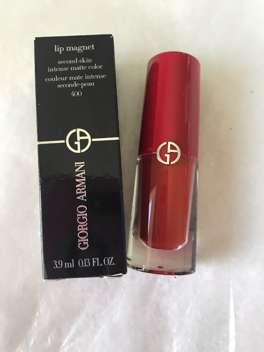 Giorgio Armani Lip Magnet Second Skin Intense Matte Color liquid Lipstick 400