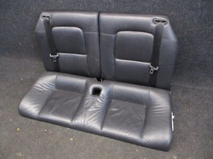 LEDER Rücksitzbank Audi TT 8N Coupe Rückbank Sitz Ausstattung Soul SCHWARZ