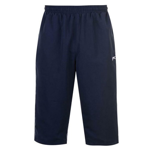 MENS NAVY SLAZENGER 3/4 THREE QUARTER LENGTH TRACKSUIT BOTTOMS PANTS