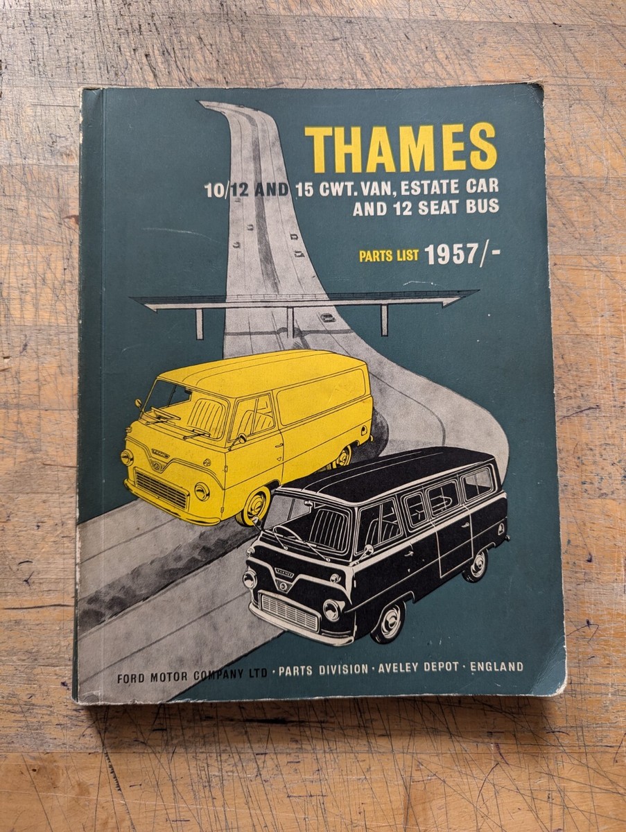 Vintage Ford Thames 10 /12 15 CWT Van, Estate Car 12 Seat Bus 1957