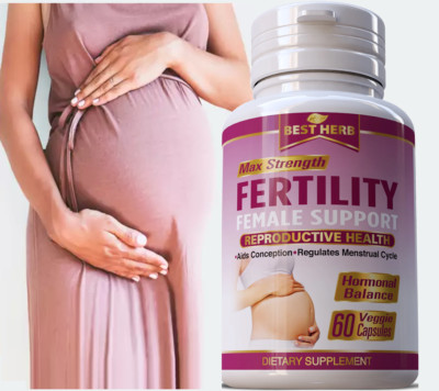FEMALE FERTILITY INCREASE NATURAL AID SUPPORT OVULATION CONCEPTION HERBAL PILLS