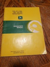 John Deere R70, R72, R92, S82, S92 Riding Mower Operator Manual
