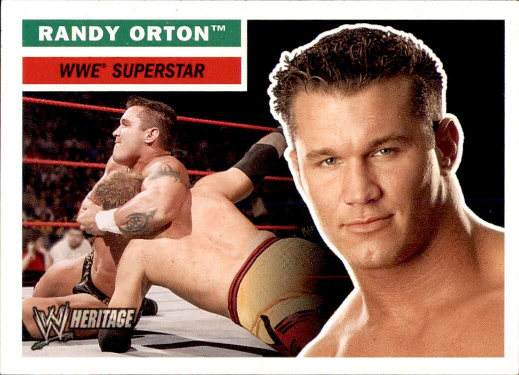 Randy Orton 2005 Topps WWE Heritage Superstar Card #48 | eBay