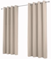PREMIER SOFT CURTAINS – RING TOP EYELET – INTERLINED - LOW COST - GREAT VALUE