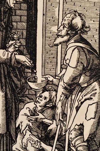Beck Burgkmair Iduberga Orig. Antique Print 1516/ 1799 Heilige Ida Itta Nivelles - Picture 6 of 7