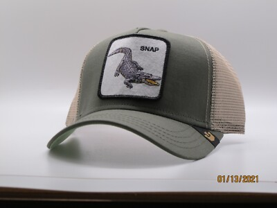 #ad NEW Goorin Animal Farm Trucker Baseball Alligator Hat Snap At Ya Crocodile Gator $49.00