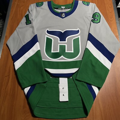 Adidas Dougie Hamilton Carolina Hurricanes Reverse Retro Jersey Whalers  52