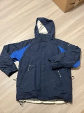 American Eagle Outfitters AE X-Treme Polar Fleece Snow Jacket Size LARGE Blue