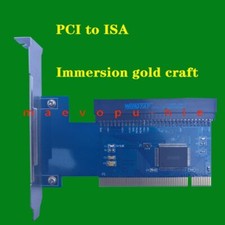 32-bit PCI to 8-bit ISA Card Adapter Board Golden Tax Card with Extension Cord