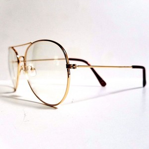 Large-Aviator-Sunglasses-Gold-Frame-Clear-Lenses