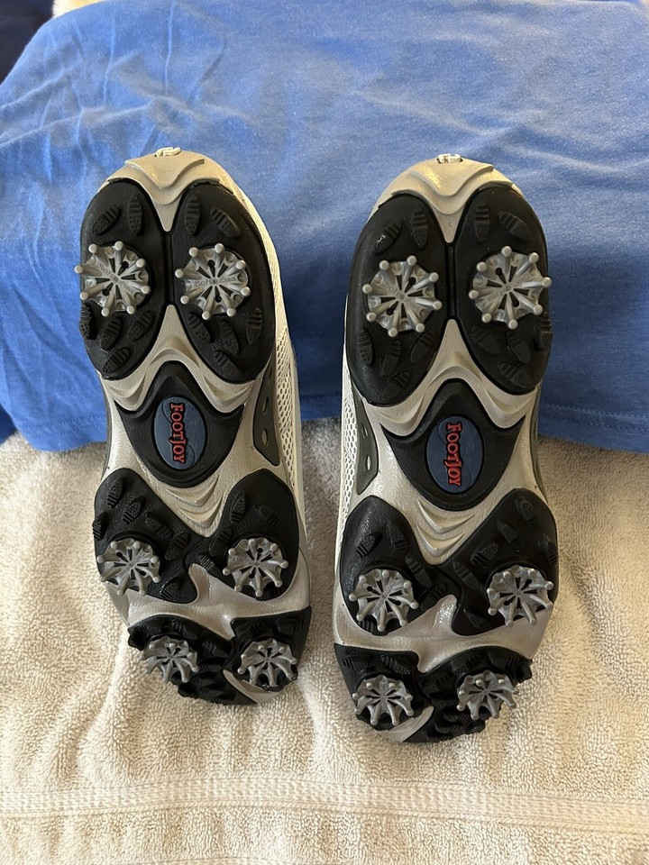 FOOTJOY Women Golf Shoes NEW Size 8.5 M Summer Series White Grey