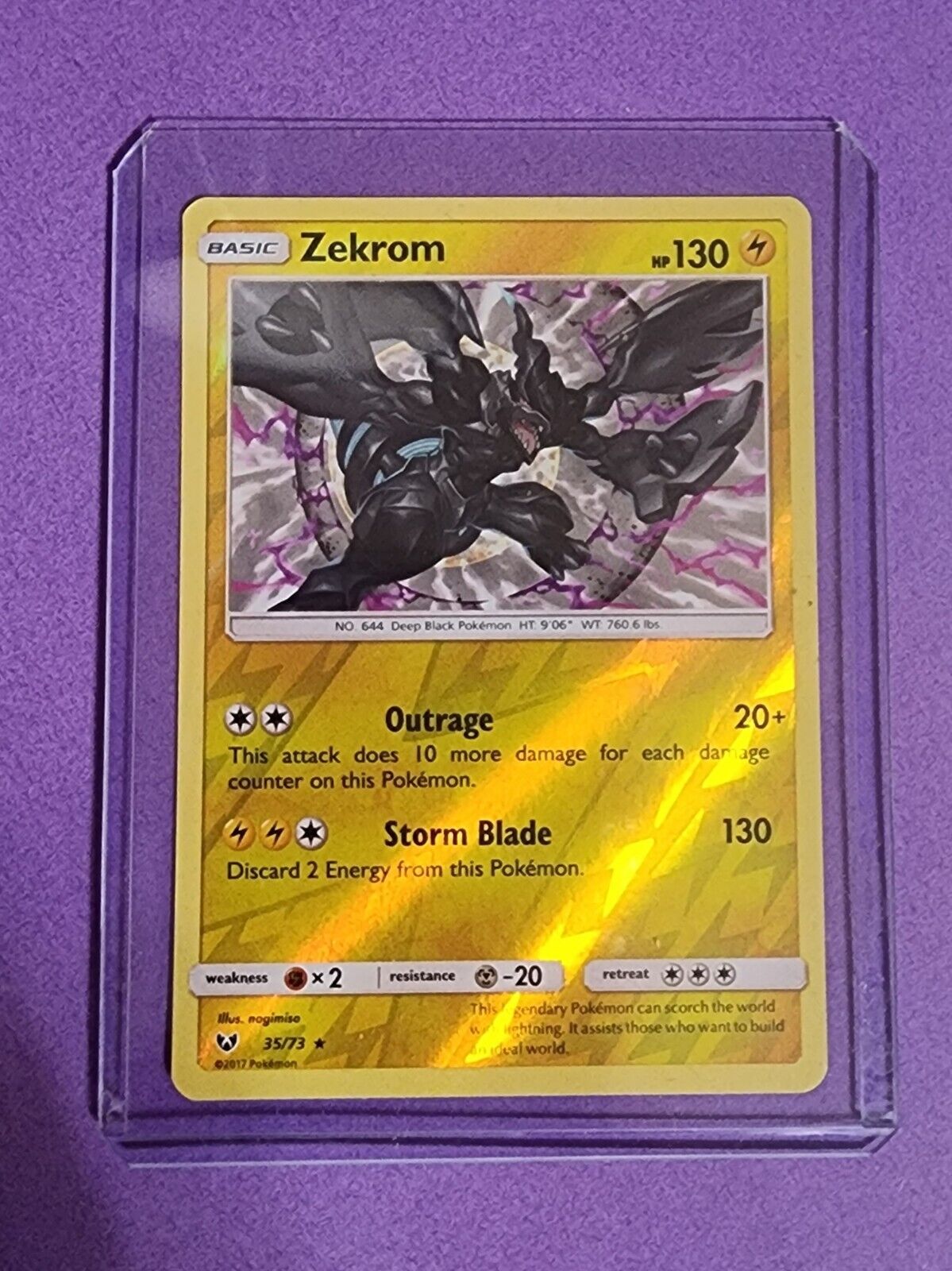 Zekrom Shining Legends 35/73 Values - MAVIN