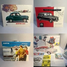 Vintage AUSTIN A35, Taxi & A55 MarkII Original Catalog Brochure LOT of 3 SWEDISH