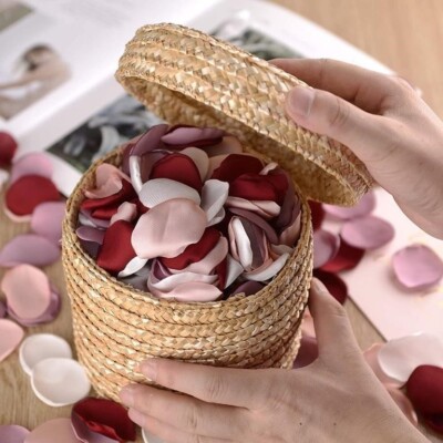 350 Mixed Red/Blush/White DivineLove Artificial Rose Petals, Valentine's Wedding