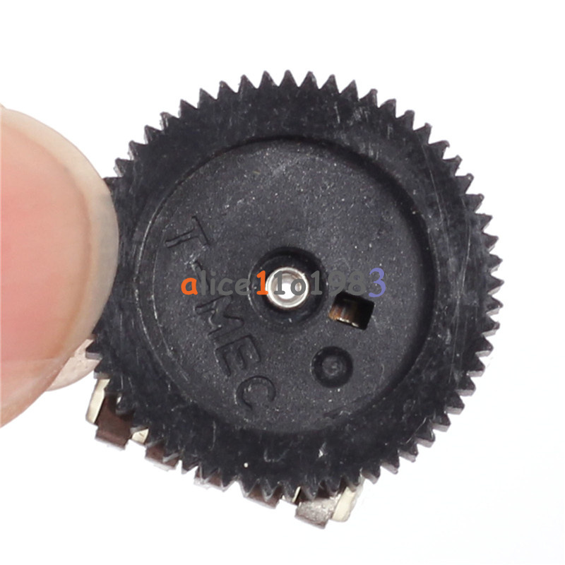 10PCS A103 10K Duplex Gear Potentiometer A10K 5pin For Radio - Foto 3