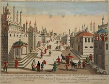 Istanbul - Süleymaniye Mosque - Probst 1780 - View Near the Mosque... -Rare