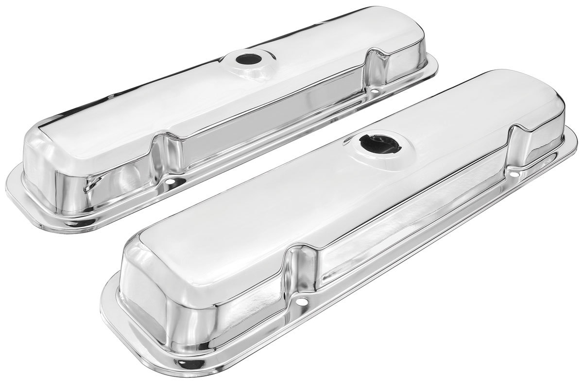 6781 GTO FIREBIRD VALVE COVERS NEW Pontiac CHROME Valve Covers