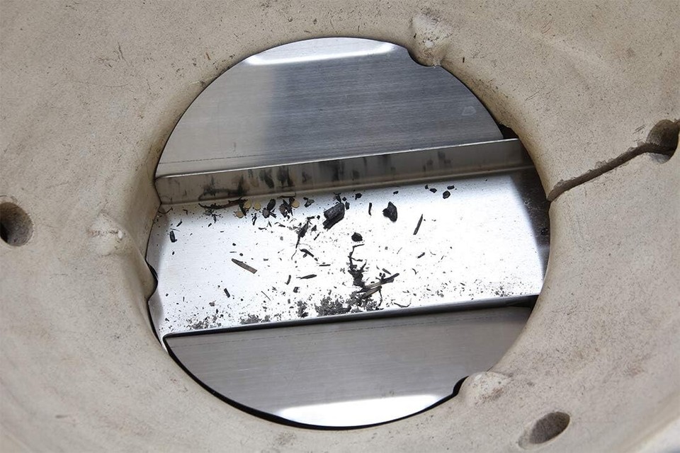 Effortless Ash CleanUp Drawer for Large Big Green Egg Stainless Steel Design eBay