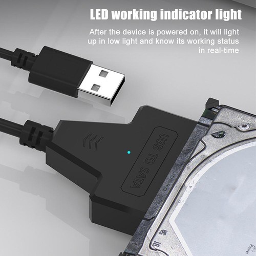 SATA auf USB 3.0 2.5/3.5 Zoll HDD SSD Konverter Festplatte Line-Adapter S6W2 - Afbeelding 6 van 13