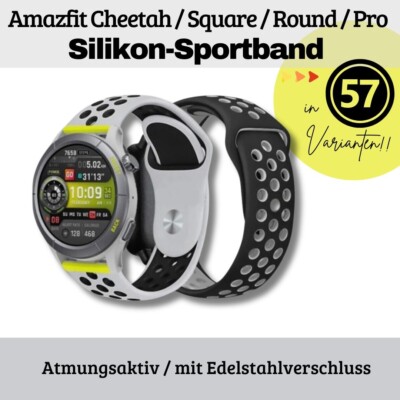 AMAZFIT Cheetah Square / Round / Pro Smartwatch Silikon Armband Sport  20mm 22mm