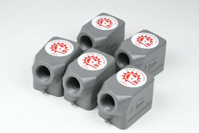 5x Harting HAN 6B GS 13,5 Tüllengehäuse 09300061540 01 Sockel Gehäuse Verbinder