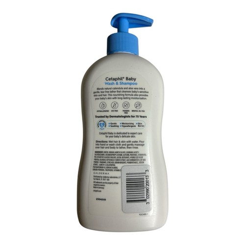 Cetaphil Baby Wash & Shampoo - Calendula biologica, formula senza lacrime - Foto 2 di 2