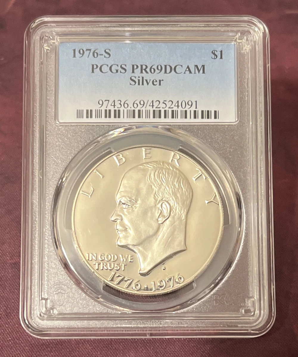 Silver Proof PCGS Certified PR 69 Graded US Dollar Coins for sale