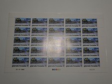 POLYNESIE FRANCAISE FEUILLE COMPLETE 25 TIMBRES N°399 NEUFS**. BONNE VALEUR