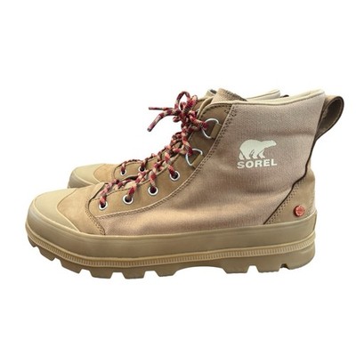 Sorel Scout N About Mid Sneaker Gear Casual Boots Caribou Buff Men s Size 12
