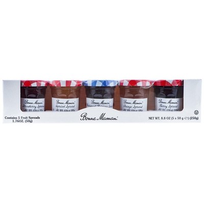 Bonne Maman Preserves Sampler Variety Pack (Apricot, 5 Piece Assortment