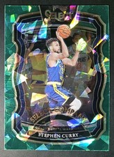 Stephen Curry 2020-21 Select SELECT COMPANY GREEN ICE PRIZM Insert Card (no.14)