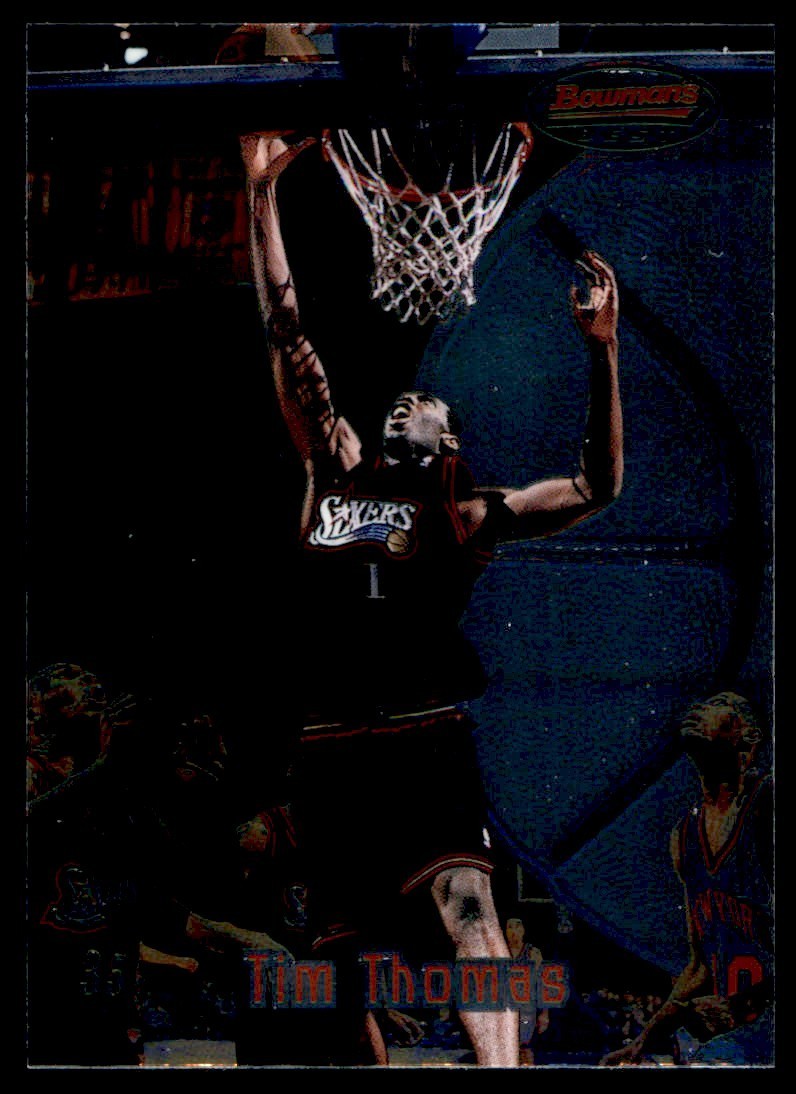 1997-98 Bowman's Best #117 Tim Thomas RC 76ers