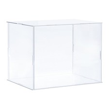 Acrylic Display Case Plastic Box Cube Storage Box Transparent 21x16x15.5cm