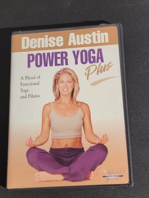 Denise Austin Power Yoga Plus DVD Fitness Yoga Pilates Workout Beginner